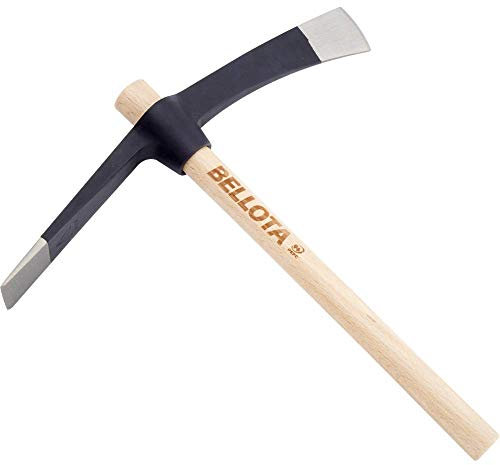 Bellota 5932-0 N - Alcotana pico pala, mango de madera de haya, negro, 500 g