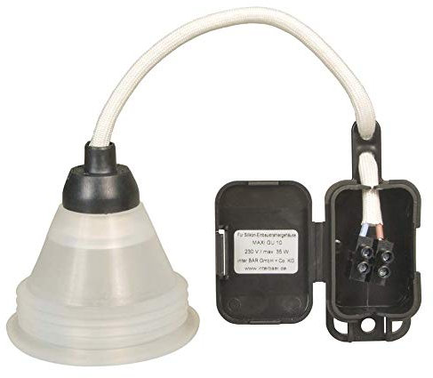 Bachmann 924352 A, Leuchtmittel, Glas, 10 W, 2G7, schwarz, 7 x 8 x 10 cm