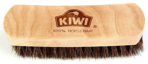 Kiwi 100% Horsehair Shine Brush