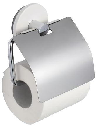 MSV Toilettenpapierhalter „Malta“ zum Kleben oder Bohren aus hochwertigem Zink