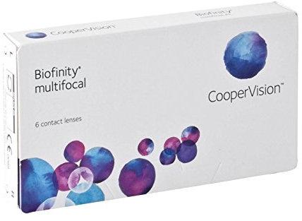 Biofinity Multifocal - D-Profil Monatslinsen weich, 6 Stück / BC 8.60 mm / DIA 14.00 / ADD MED 2 / 1.25 Dioptrien