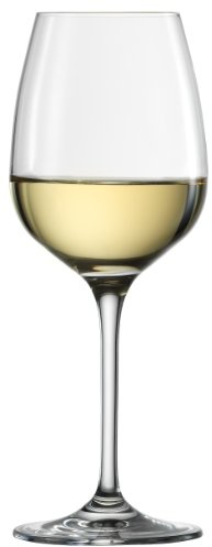 Eisch Överlägset allsidigt vitt vin sensis plus blyfritt kristall vinglas, set om 2, 10 oz