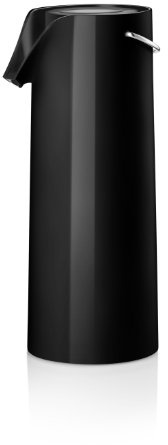EVA SOLO | Pump-Isolierkanne 1,8l Black | Die Kanne lässt Sich auf ihrem Fuß um 360 Grad drehen | Black