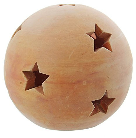 Kugel Sterne, mittel , Terracotta Ø 17 cm