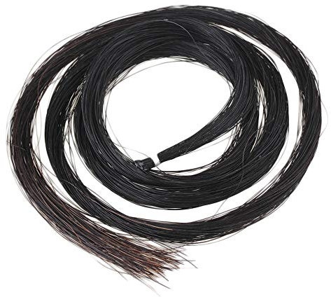 32inch Black 1 Hanks Violin Bow Hair Mongolian Horse Hair Dyed