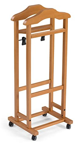 Arredamenti Italia 2003 MIXER Diener/Kleiderständer, massives Buchenholz, 46 x 105 x 37 cm, Kirsche