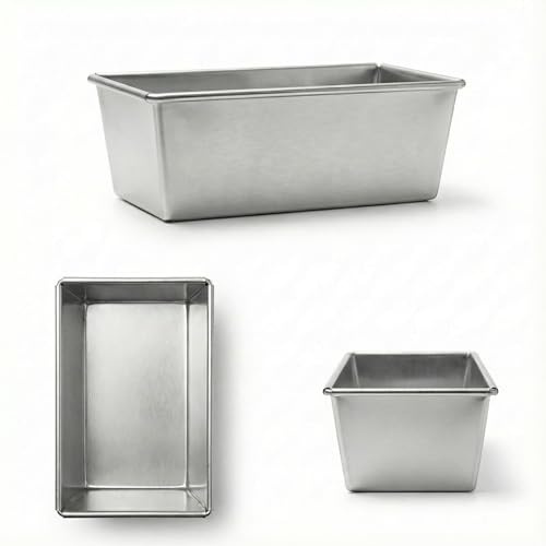 EUROTINS Bread Loaf Pan Baking Tin Professional Bakeware - 27 cm x 15.5 cm - 11 cm deep (4LB)
