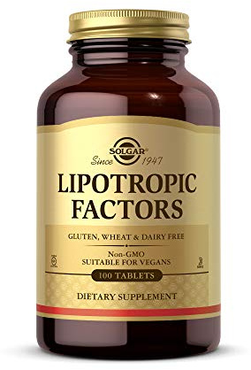 Solgar Lipotropic Factors Tablets - Pack of 100 - Liver Support - Liver Support - Hormone and Nutrient Transportation - Vegan, Gluten Free and Kosher