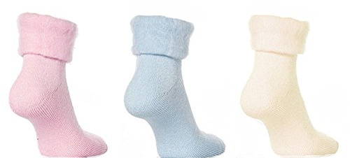 3 Pairs Of Ladies Brushed Thermal Bed Soft and Cozy Socks Size 4-7