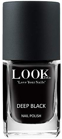 Look To Go • veganer Nagellack • DEEP BLACK • 21-free & PETA approved • Made in Germany • 12ml