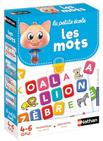 Nathan - La Petite Ecole - Les Mots - Reconstituer Les Mots - 4 à 6 Ans