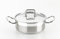 BRA Profesional | Professioneller Edelstahltopf mit Deckel 22 cm, Grau