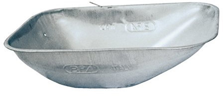 VASCA ZINCATA C/FORI PER CARRIOLA