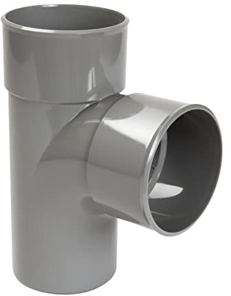 culotte simple pvc - mâle / femelle - 87 degrés30 - diamètre 80 mm - nicoll br18