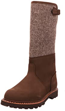 Hanwag M Räven Ii Braun - Zwiegenähter isolierender Lammfell Herren Winterstiefel, Größe EU 44 - Farbe Erde