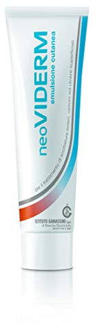 Rilastil - Neoviderm, Emulsión MD Cutánea, Calman, Regenera y Cuida la Piel Dañada por Tatuajes, Quemaduras, Irritaciones y Depilación, con Ácido Hialurónico, para Todo Tipo de Pieles - 100 ml