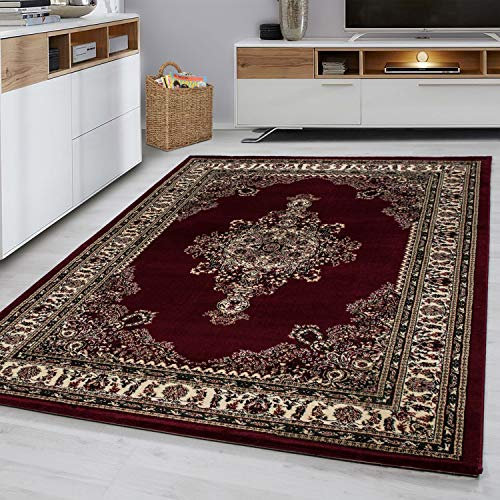 Ayyildiz Teppich-Orientteppich Klassische Optik Orientalisch Traditional Medaillion, Polypropylen, Rot, 240 X 340 MARRAKESH2403400297RED