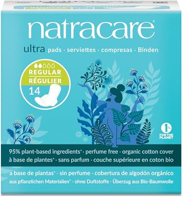 Natracare Pads Ultra Reg & Wings, 14 pc