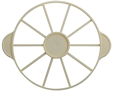 Paderno 47032–10 tårtdelare för 10 stycken, polypropen, silver