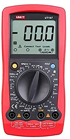 Uni-T UT-107 AC LCD Digital Multimeter Voltmeter Strom Messgerät MEßGERÄT Voltmeter