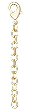 Kendra Scott 2 Necklace Extender for Women, Fine Jewelry, 14k Gold-Plated, Lobster Clasp