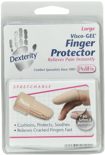 PediFix Dexterity Fabric-covered Finger Protector with Visco-gel Large