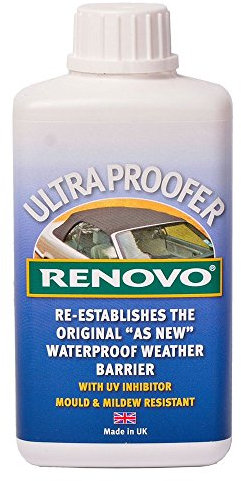 Renovo Funda convertible para coche, Lienzo/Tela, impermeable, kit con 1 litro de agua