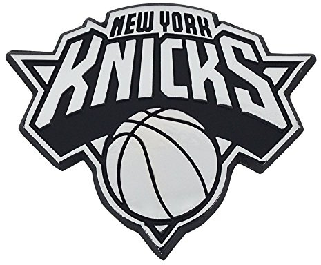 FANMATS 14869 NBA New York Knicks Chrome Team Emblem, 2.6x3.2