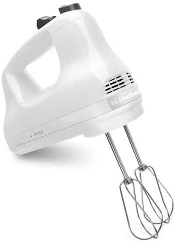 KitchenAid 5 Ultra Power Speed Hand Mixer - KHM512, White