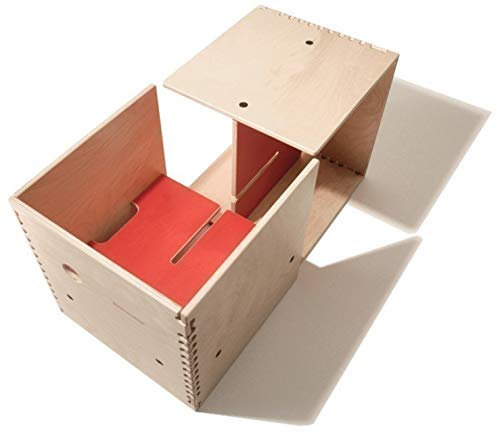 MAXintheBOX® Kindermöbel-Set von perludi design Tisch Hocker Stuhl Sitzwürfel Regal / diverse Farben