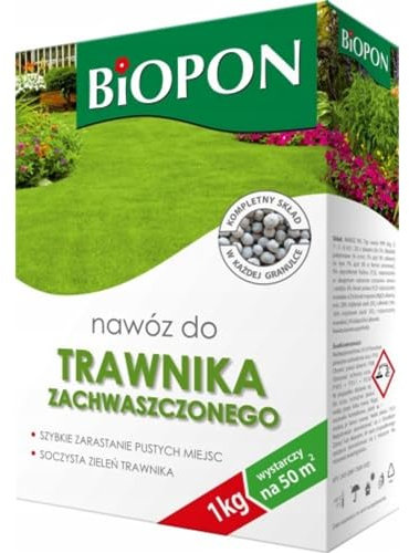 Biopon BIOPON_1131 Engrais pour gazon avec mauvaises herbes Biopon