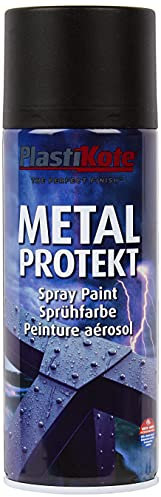 Plasti-kote 1284 400ml Metal Protekt - Matt Black