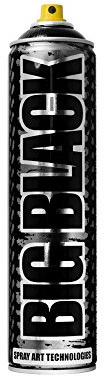 KOBRA KOB-10072 600ml Aerosol Spray Paint - Big Black
