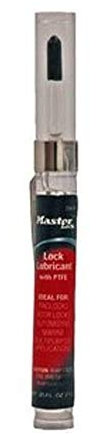 Master Lock PTFE Lock Lubricant, Non-Toxic and Biodegradable Lock Lubricant, 0.25 Fluid Ounces, 2300D