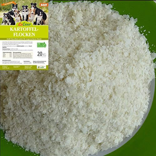 LuCano - Fiocchi di patate per cani, mangime complementare BARF, 20 kg