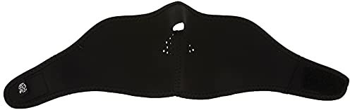 ZANheadgear Black Neoprene Half Face Mask