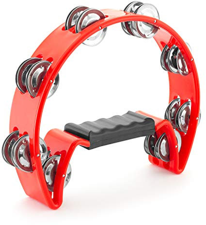 TIGER TAM14-RD Half Moon Tamburin - Rot