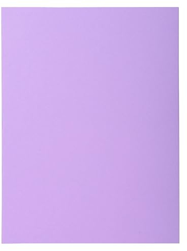 EXACOMPTA Paquet de 100 chemises Super 250 en carte 210 g, coloris lilas