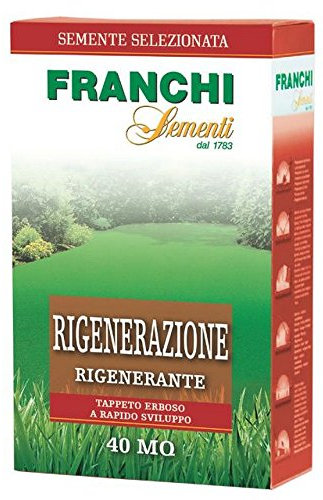 Franchi Sementi Rigenerazione Miscuglio di Semi per Tappeti Erbosi, 1 kg, 1000 unità