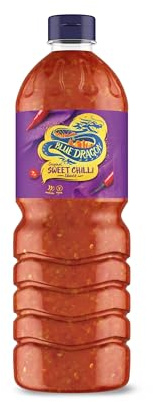 Blue Dragon Original Thai Sweet Chilli Dipping Sauce 1L | Medium Heat | Perfect With Goujons, Wraps, Burgers, Chicken, Halloumi & More