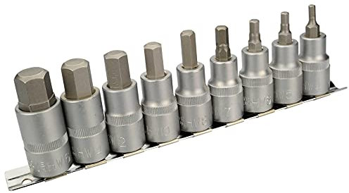 Brugola Dadi 1/2 Noce Presa Bit Esagonale Set Chiave