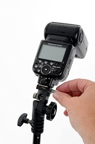 Manfrotto LLLA2422 - Rótula con Soporte Paraguas, Zapata y Bloqueo
