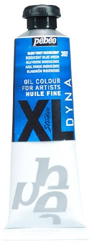 Pebeo XL Studio Fine Oil Ölfarbe, 37 ml, Irisierendes Blau-Grün