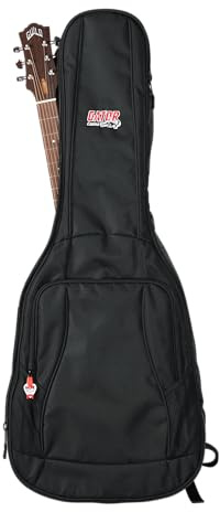 Gator Cases GB-4G-ACOUSTIC 4G Series Gig Bag For Acoustic Guitars With Adjustable Backpack Straps