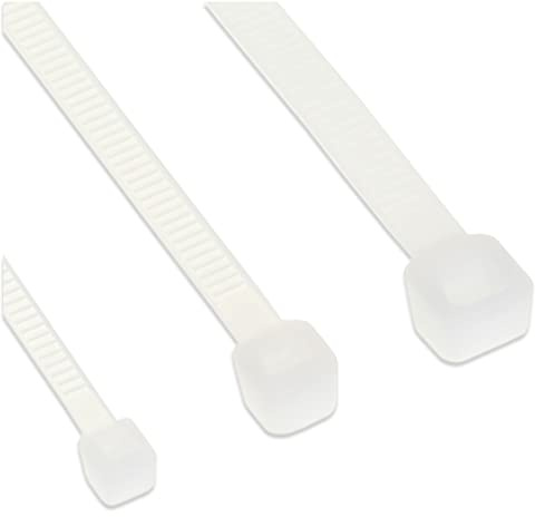 InLine 21146 Fascette per Cablaggio, 250 x 3.6 mm, 100 Pezzi, Trasparente