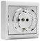 FAMATEL – Steckdose I TT I 16A I 250V I Aufputz I Serie Living 8000