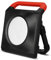 REV WORKLIGHT Baustrahler - Arbeitsleuchte mit zwei Steckdosen, 50W, 4300lm, 6500k, IP54, schwarz