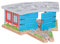 Bigjigs Rail Wooden Triple Engine Shed - Other Major Wooden Rail Brands Age 3+ are Compatible