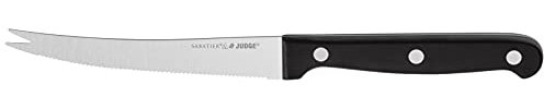 Judge Classic 11cm / 4.5 Cheese/Tomato/Vegetable Knife with Stainless Steel Blade, Dishwasher Safe