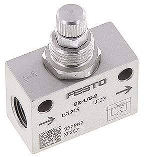 GR-1/8-B (151215) Drossel-Rückschlagventil Ventilfunktion:Drossel-Rückschlagfunktion Nennweite:3mm